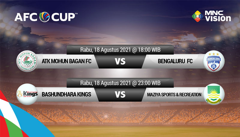 Bagan Jadwal Pertandingan AFC Cup 2021. LIVE 18 Agustus 2021