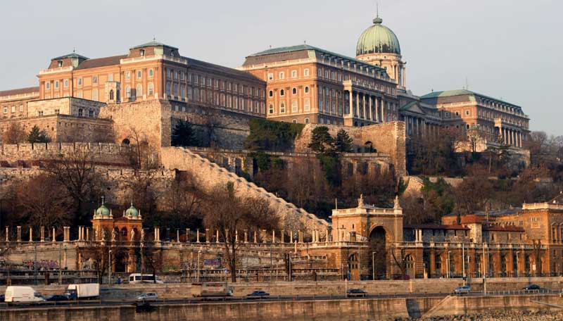 Castle Hill di Budapest,Hungaria