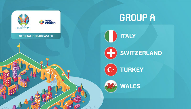 Grup A UEFA EURO 2020 MNC Vision