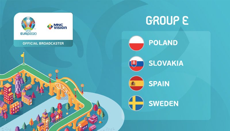 Grup E UEFA EURO 2020 MNC Vision