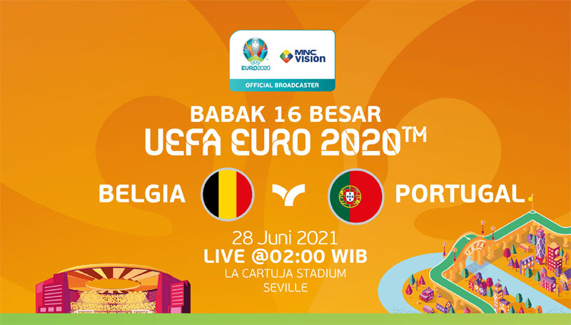 Prediksi Babak 16 Besar UEFA EURO 2020: Belgia vs Portugal. Live 28 Juni 2021!