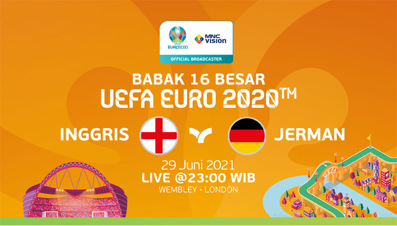 Prediksi Babak 16 Besar UEFA EURO 2020: Inggris vs Jerman. Live 29 Juni 2021!