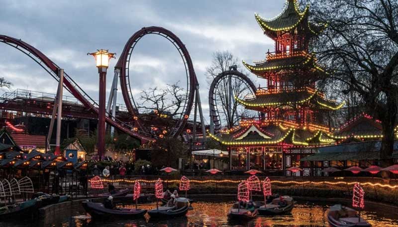 Rivoli Gardens di Copenhagen, Denmark