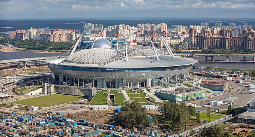 Stadion Krestovsky, Saint Petersburg Russia