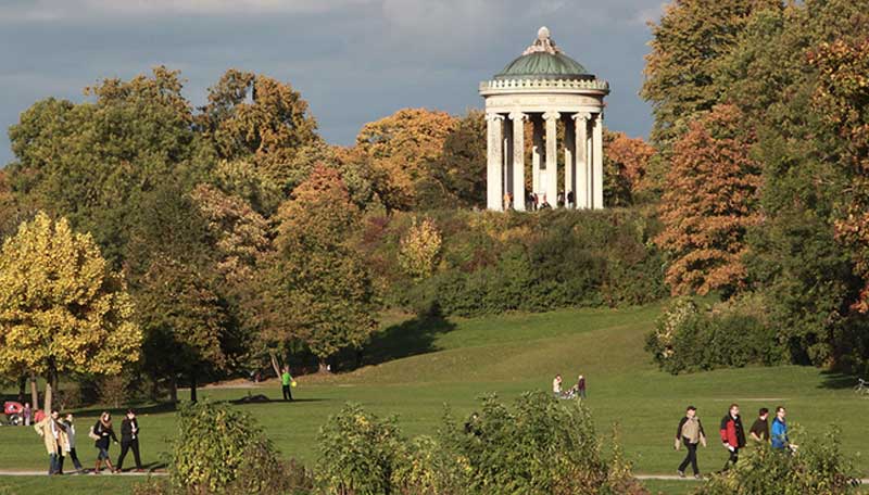 Taman Inggris di Munich, Jerman