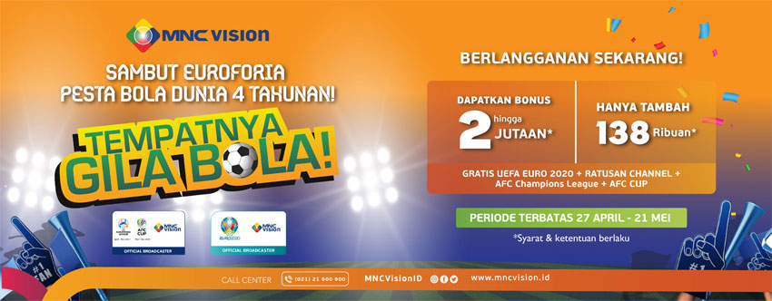 Promo Berlangganan Tempatnya Gila Bola EURO 2020