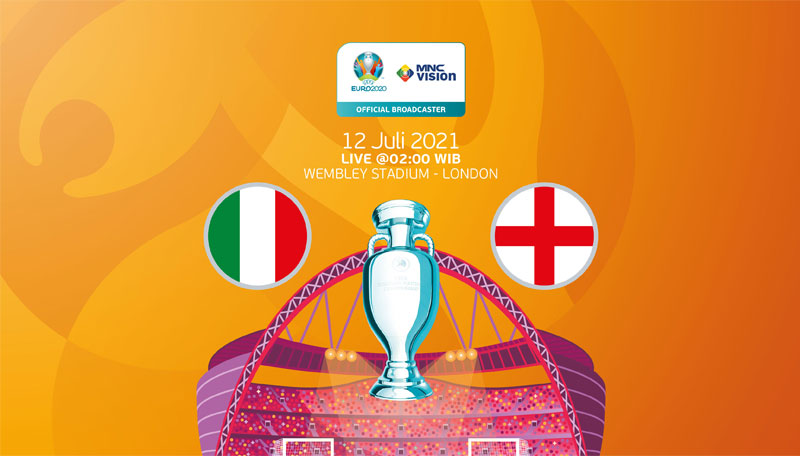 Jadwal dan Prediksi Final UEFA EURO 2020: Italia vs Inggris. Live 12 Juli 2021