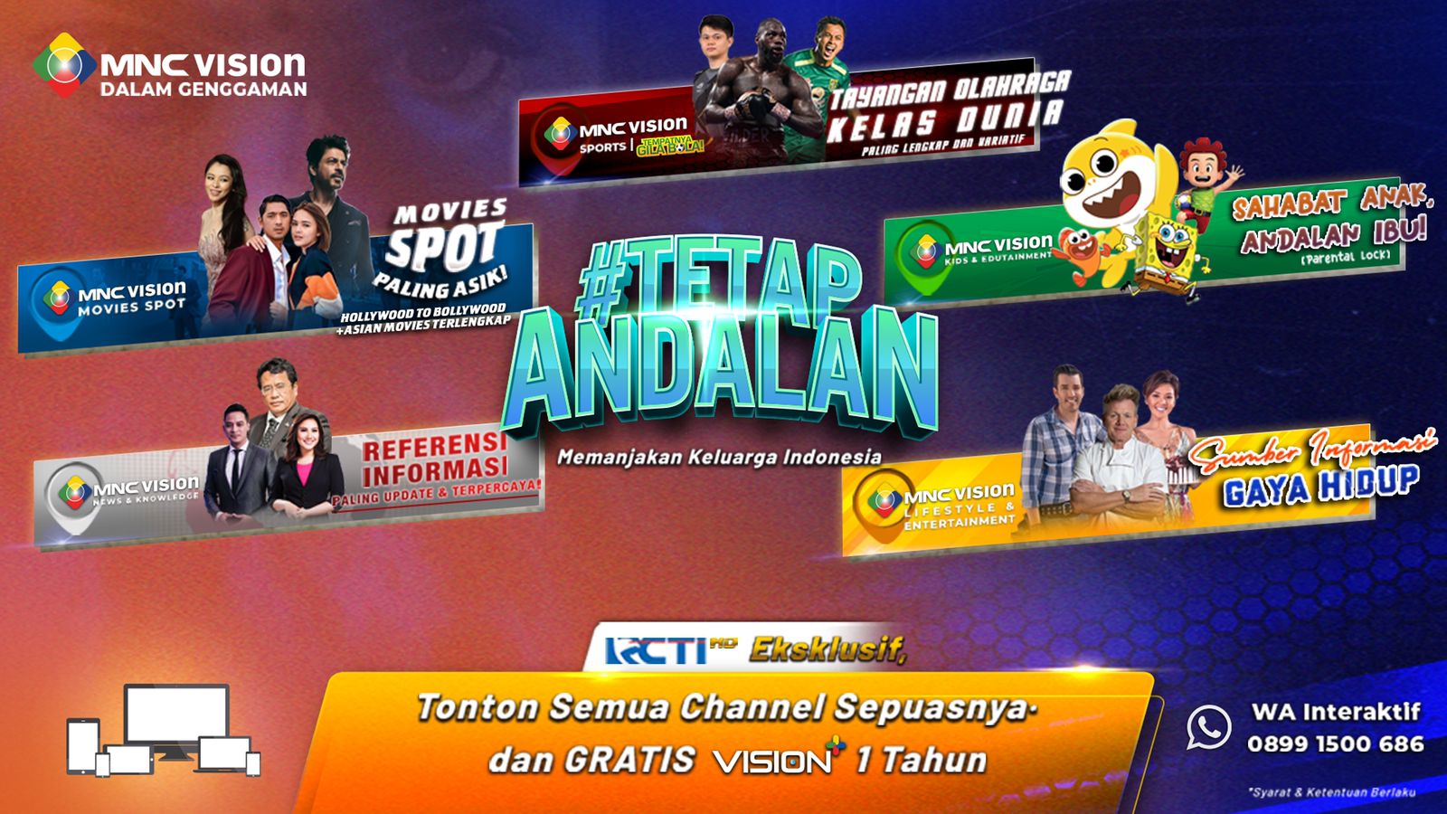 MNC Vision #TetapANDALAN  dengan Berbagai Program Unggulannya!