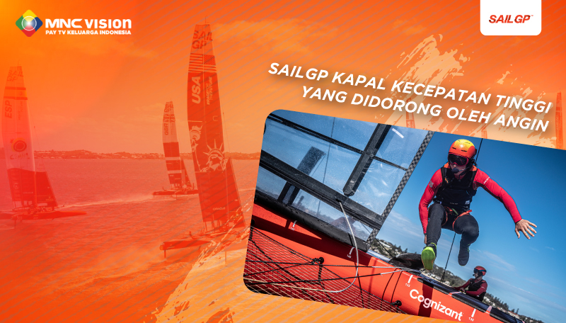 SailGP Kapal Kecepatan Tinggi yang didorong Oleh Angin