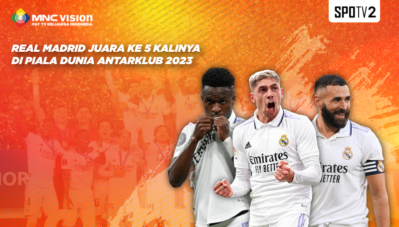 Real Madrid Juara ke 5 kalinya di Piala Dunia Antarklub 2023