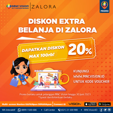 DISKON Spesial 20% Belanja di Zalora!
