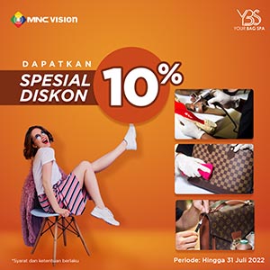 Diskon 10% di Your Bag Spa Spesial HUT MNC Vision!