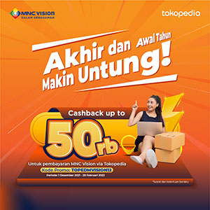 Akhir dan Awal Tahun Makin Untung Dengan Cashback dari Tokopedia Senilai 50 ribu, Lho!