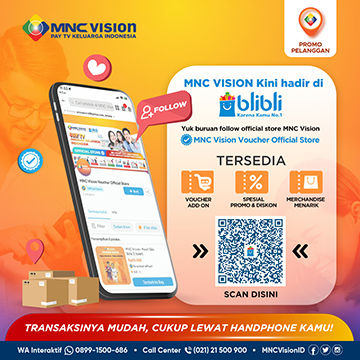 OFFICIAL STORE MNC VISION KINI TELAH HADIR DI BLIBLI