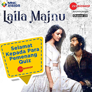 Pemenang Kuis Laila Majnu