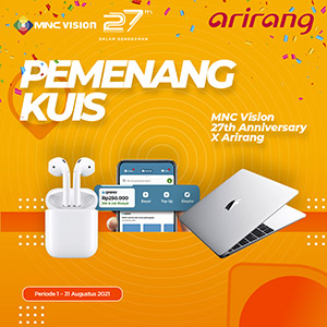 Pemenang Kuis MNC Vision X Arirang